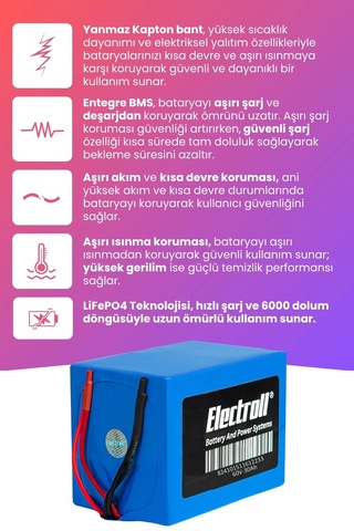 Yuki Yk-17 Orion Uyumlu Batarya Maksimum Kapasite Lifepo4 60v 30ah Elektrikli Motosiklet Bataryası