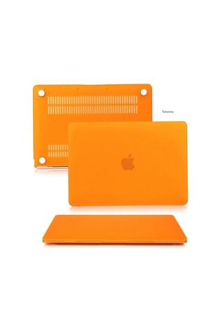 Apple Uyumlu MacBook Air Kılıfı 13 İnç Mac Air Mat Eski Usb'li Model 2010-2017 A1369 A1466 İle Turuncu