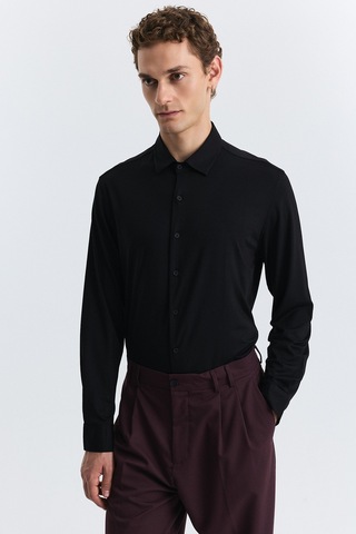 Antioch Comfort Slim Gömlek Siyah