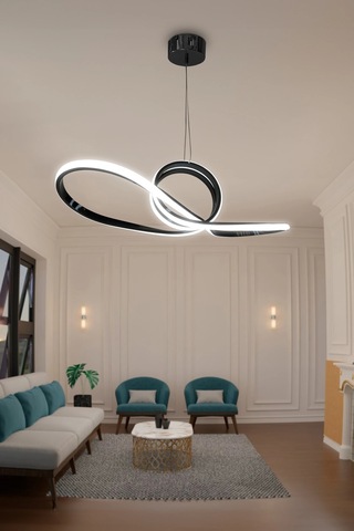 Papyon Modern Led Sarkıt Avize Çok Renkli