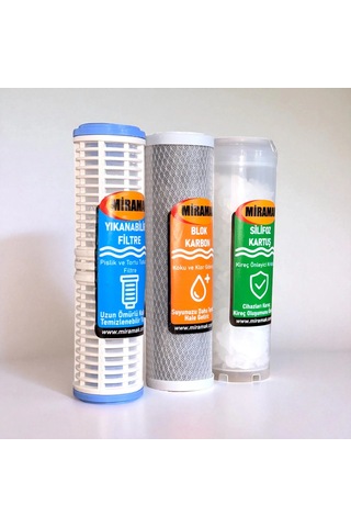 Trio Filtre Yedek Kartuş Takımı Debcd751 Model-debcd751