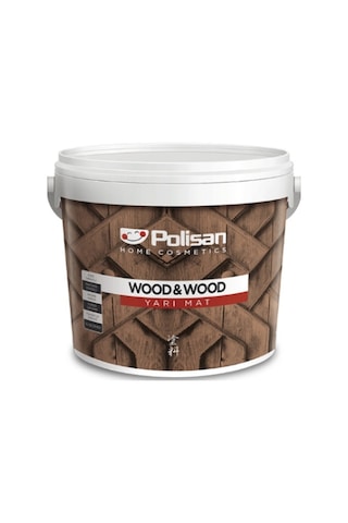 Polisan Wood&wood Anti Aging Ahşap Verniği Yarı Mat Su Bazlı Şeffaf 0,75 Lt Polisan Wood&wood Anti Aging Ahşap Verniği Yarı Mat Su Bazlı Şeffaf 0,75 Lt