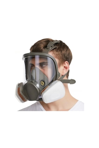 Trendooze Endüstriyel Boyama Püskürtme Kullanım İçin Anti-sis 6800 Gaz Maskesi