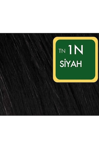 Natural Colors 1n Siyah Organik Saç Boyası