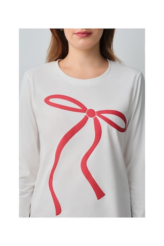 Suwen Lovely Pijama Takımı Wsh105101361114 Kırmızı