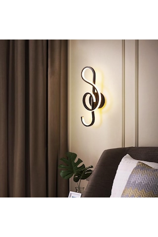 Yatak Odası Arka Plan Duvar Lambası Basit Modern Yatak Odası Çocuk Odası Lambası Başucu Koridor Oturma Odası Koridor Lambası Siyah