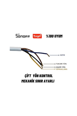 Tuya - Sonoff Uyumlu Stor Perde Motoru