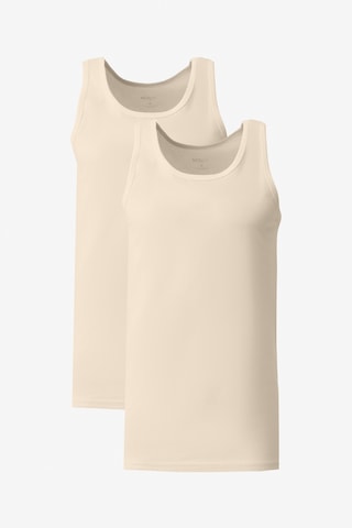 AC&Co / Altınyıldız Classics Erkek Standart Fit Normal Kesim %100 Pamuk 2'li Atlet Paketi Ten