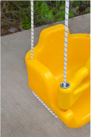 Teplay İpli Plastik Sarı Bebek Salıncağı
