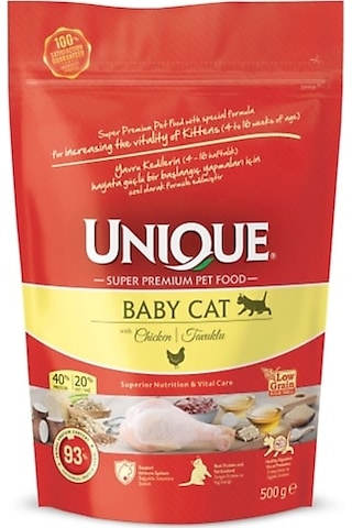 Unique Tavuklu Yavru Kedi Maması 500 G