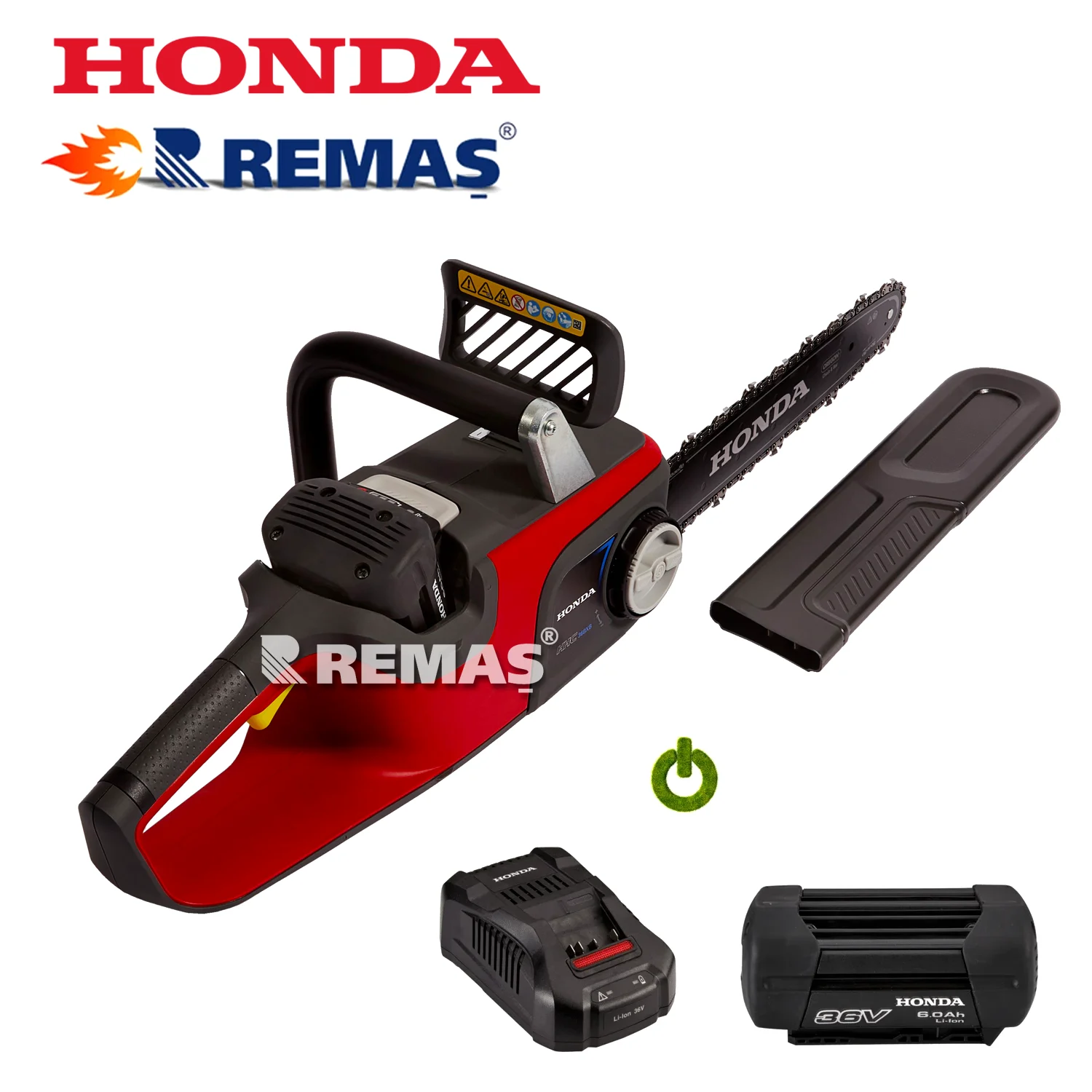 Honda Hhc36bxbe 35 Cm Hızlı Şarjlı 6.0 Ah Akülü Motorlu Testere Budama Makinesi Hızar
