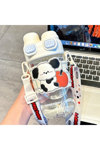 Jian Fan Çift Kapaklı Plastik Hasıriçme Bardağıyeş Yeşil