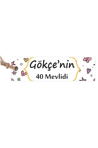 Farklı Market Delikli Kart Etiket 2 X 7 Cm 40 Mevlidi 500 Adet