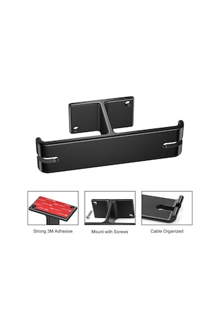 Yingfu New Bee Çift Kulaklık Standı, Oyuncu Kulaklığı Standı, Evrensel 2 Yönlü Tutucu, Tüm Kulaklıklar İçin, Kablo Saklama,