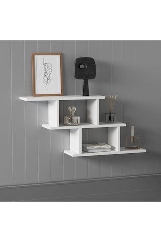 Funda Duvar Rafı Beyaz