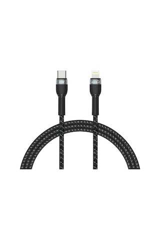 Mobilefix Siyah Shira Serisi Type-c To Lightning Pd Kablo 1 Metre