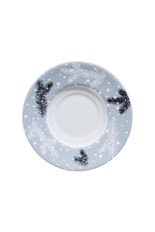 Kütahya Porselen Snowy 4 Parça 2 Kişilik Kahve Takımı Platin