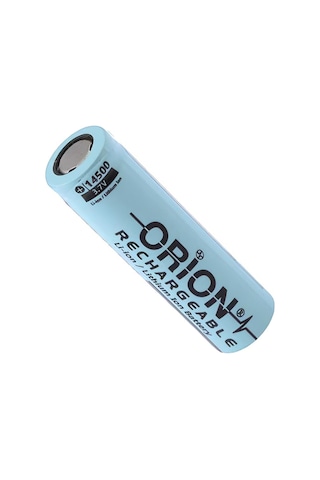 Orion 900 mAh 14500 3.7 V Başlı AA Li-Ion Şarj Edilebilir Kalem Pil