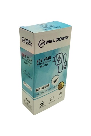 Wellpower 60volt 20amper Elektrikli Bisiklet Şarj Adaptörü