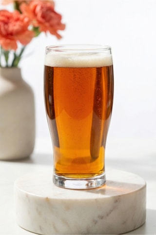 Lav Belek Cam Bira Bardağı 6'lı 380 ml (Meşrubat Bardağı )