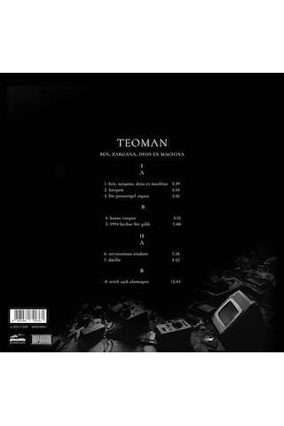 Troman Ben Zargana Deus Ex Machina - Box Set 34 Sayfa Kitapçık - 2 Plak