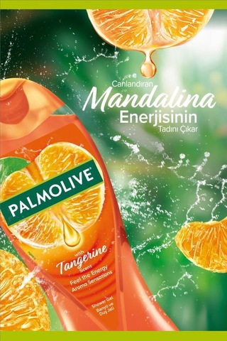 Palmolive Mandalina Kokulu Duş Jeli 500 Ml, 4x90 Gr Sabun, 500 Ml Sıvı Sabun