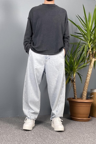 Balon Kesim Baggy Pantolon Siyah