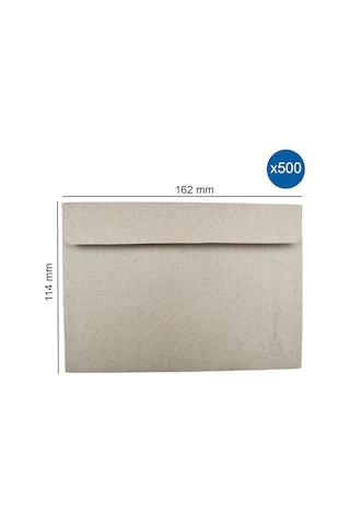 Oyal Kare Kraft Mektup Zarfı Elvan 114x162 Mm 70 Gr Silikonlu 500 Lü 1 Koli