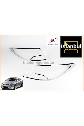 Accent Blue Arka Stop Krom Takımı