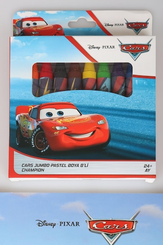 X Dekomus Lisanslı Cars 8'li Pastel Boya Ve Resim Defteri Seti Altın
