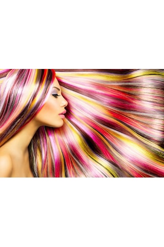 Hair Feather Saç Tüyü - Asorti Çok Renkli