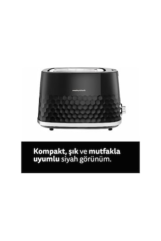 Morphy Richards Hive 850 W 2 Bölmeli Ekmek Kızartma Makinesi