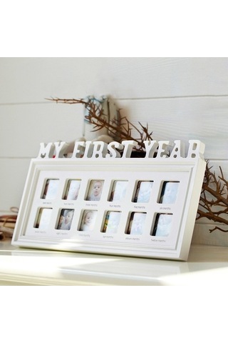 Tongxida Yaratıcı Kendin Yap Ev Dekoru Bebek Anıtı Büyüyen Fotoğraf Çerçevesi Mavi