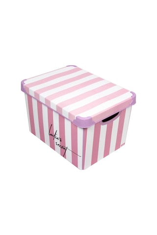 Style Box Ladys Secret Desenli 3 Parça Dekoratif Saklama Kutusu Seti Çok Renkli