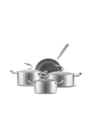 5ply Powersteel 316+ 7 Parça Tencere Seti Genel