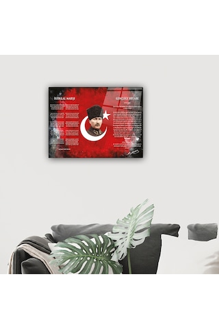 Decorita Cam Tablo | Atatürk Serisi 6