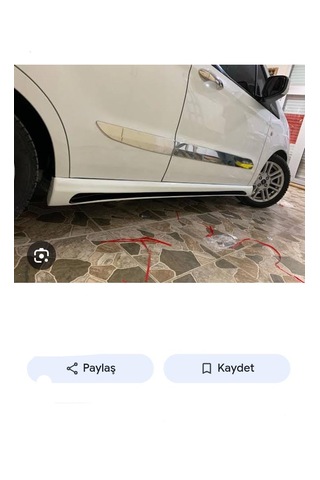 Ford Courier Yan Marşbiyel Takımı Fiber Boyasızz