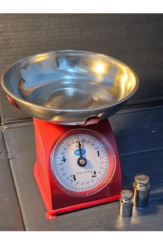 5 Kg Retro Nostalji Mutfak Tartısı Analog Terazi Diğer