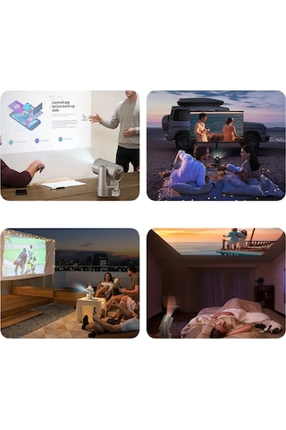 Nettech Hy7 Ev-ofis-okul Projektör - Siyah
