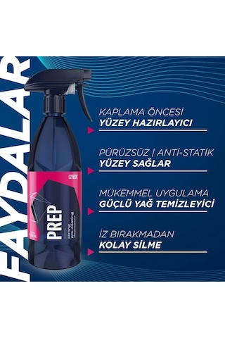 Gyeon Q²m Prep Seramik Ppf Folyo Kaplama Öncesi Yüzey Hazırlayıcı Ve Temizleyici - 1000 Ml 1 Adet