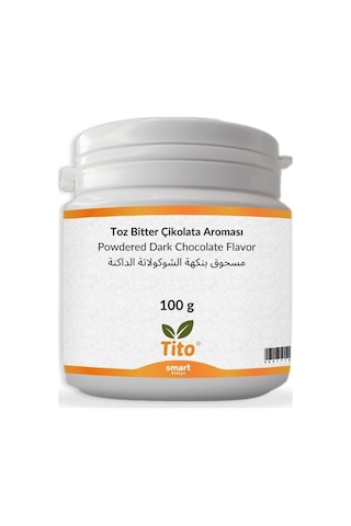 Toz Bitter Çikolata Aroması 100 G