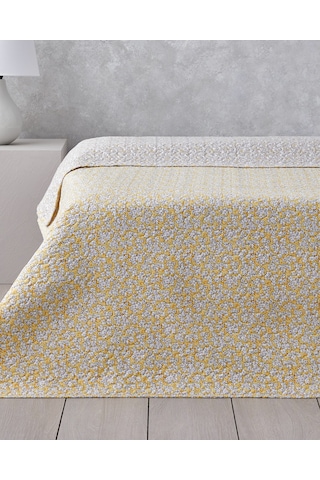 Sunshine Bliss Tek Kişilik Çok Amaçlı Örtü 160x220 Cm Sarı Sarı