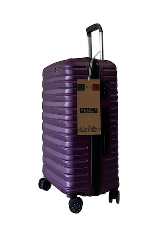 Oleets Unisex 4 Tekerli Kilitli Orta Boy Valiz Bavul