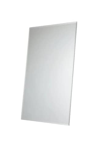 Düz Dikdörtgen Ayna - 400 X 600 Mm - Krom Çerçeve Açık Gold