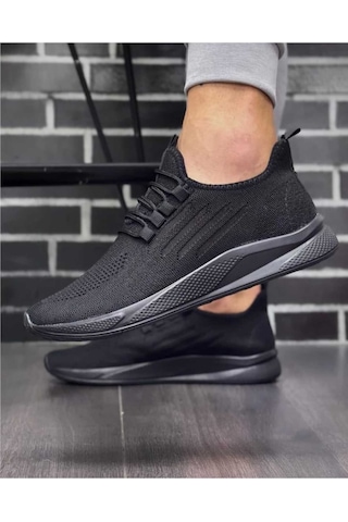 Tutınom Unisex Ortopedik Yumuşak Taban Günlük Yazlık Sneaker Spor Ayakkabı Siyah