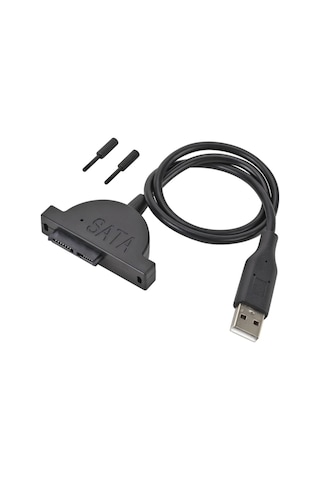 Usb 2.0 To 7+6 13 Pin Sata Laptop Cd/Dvd Harici Bağlantı Kablosu