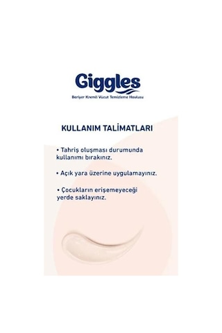 Giggles Bariyer Kremli Vücut Temizleme Havlusu 50'li Tekli