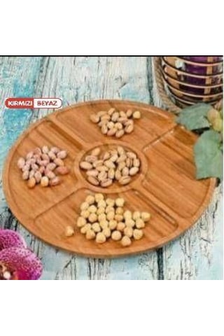 BAMBU YUVARLAK KAHVALTILIK,BÖLMELİ ÇEREZLİK