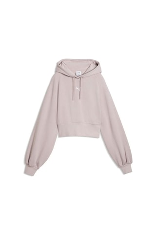 Puma Ess Cropped Hoodie Kadın Sweatshirt 636671-49 Pembe