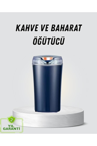 Kahve Ve Baharat Öğütücü Otomatik Mekanizmalı Dayanıklı Çelik Renkli